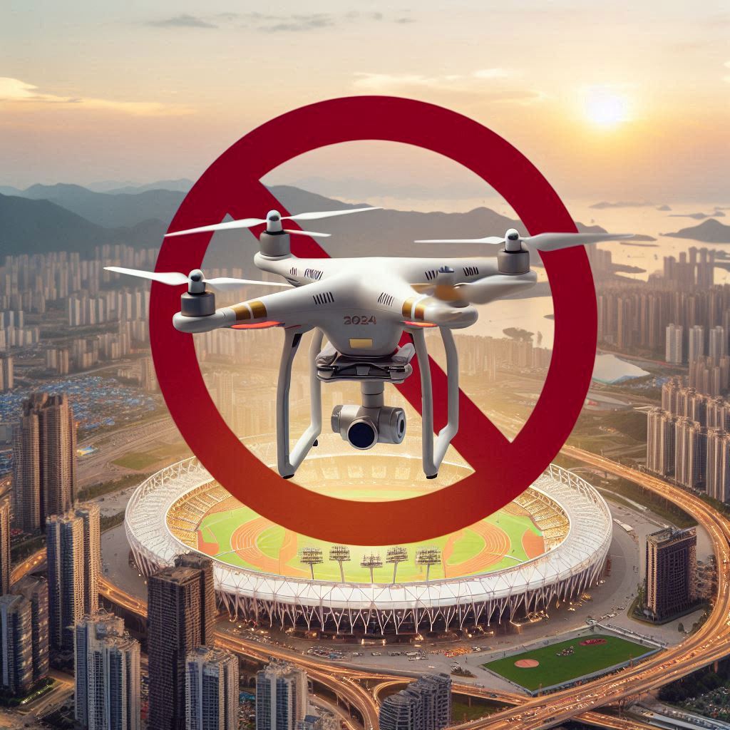 Interdiction de vol drone JO Paris 2024